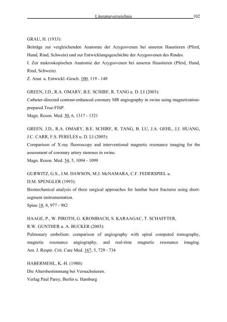 Morphometrie und Gefäßdarstellung der porcinen Lendenwirbelsäule