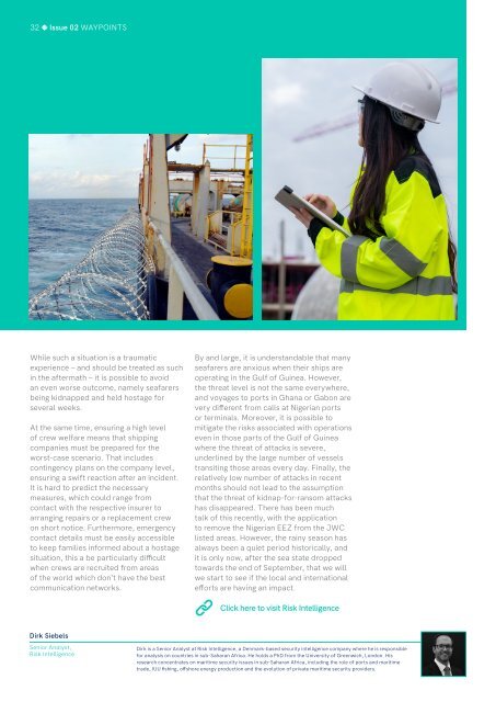 Waypoints Issue 02: Wellness at Sea, Wellness on Shore