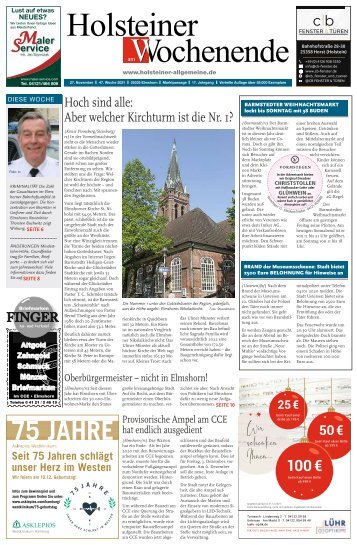 Holsteiner am Wochenende 47 2021