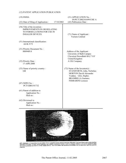 11th - Controller General of Patents, Designs, and Trade Marks