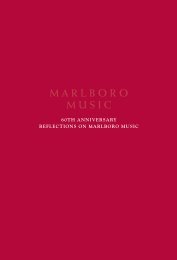 Right click here and “save as” to download - Marlboro Music