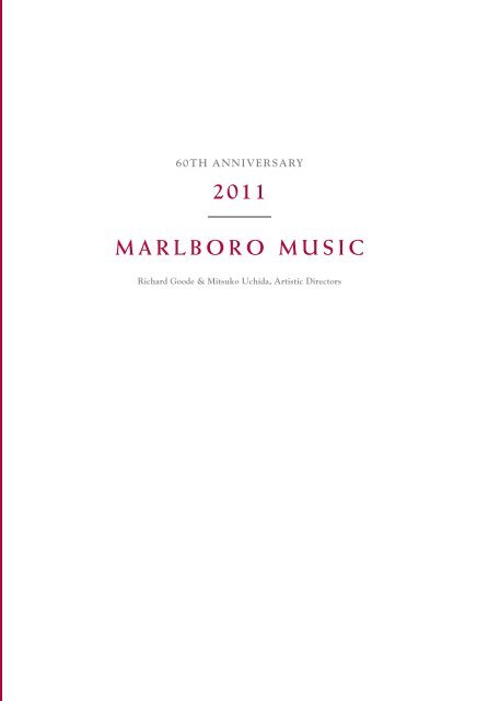 Right click here and “save as” to download - Marlboro Music