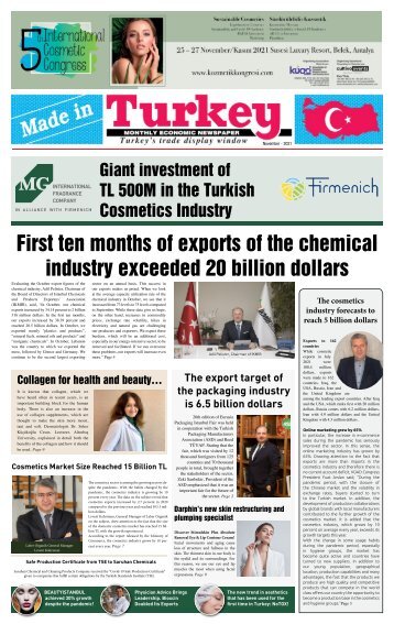 Made in Turkey Special Edition: Cosmetics November 2021