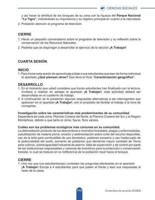 Guía del Docente Ciencias Sociales 7mo