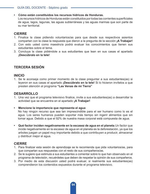 Guía del Docente Ciencias Sociales 7mo