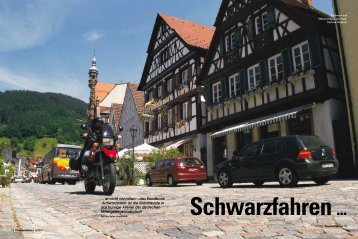 das Roadbook »Schwarzwald - Mormon Bikers