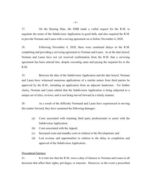 Colhoun vs RM Lumsden, COURT_Statement_of_Claim_re__R_M_.pdf February 2021