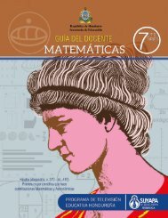 Guía del Docente Matemáticas 7mo