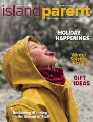 Island Parent Magazine December 2021 / January 2022
