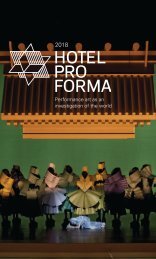 Hotel Pro Forma 2018