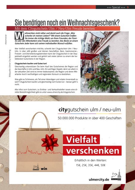 TRENDYone | Das Magazin – Ulm – Dezember 2021