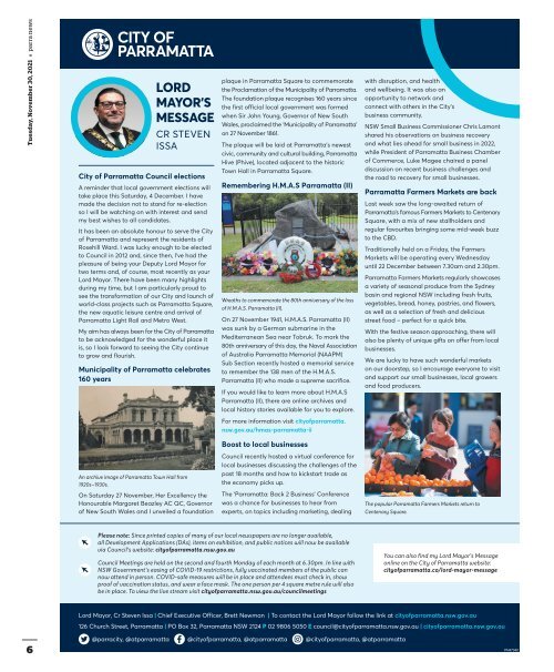 Parra News 30 November 2021