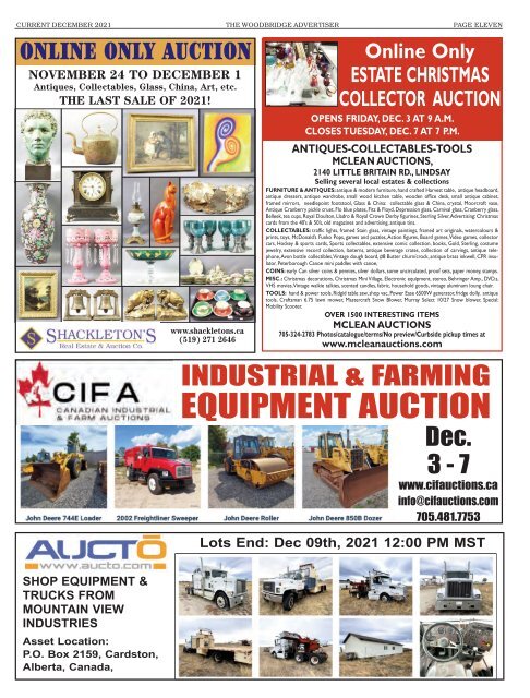 Woodbridge Advertiser/AuctionsOntario.ca - 2021-11-29