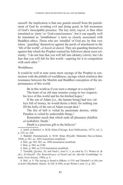 Common Ground - Islam and Buddhism