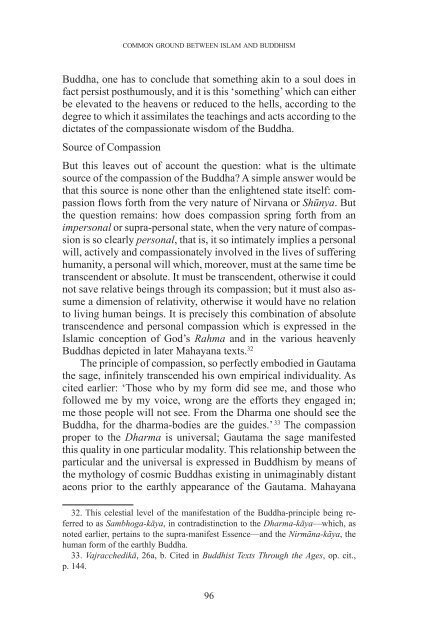 Common Ground - Islam and Buddhism