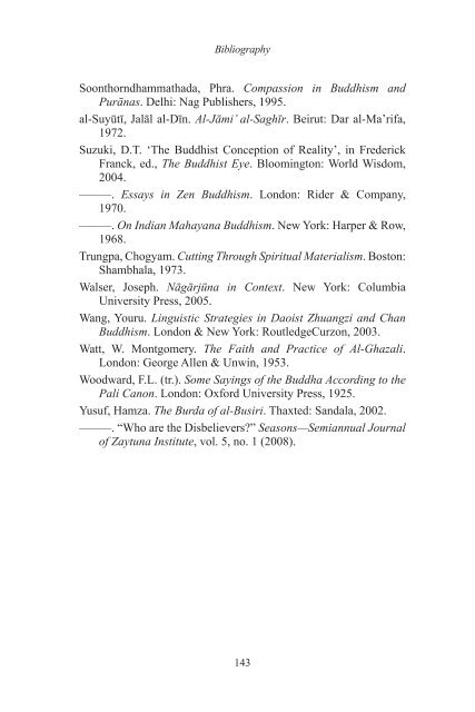 Common Ground - Islam and Buddhism
