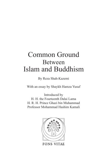 Common Ground - Islam and Buddhism