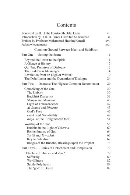 Common Ground - Islam and Buddhism