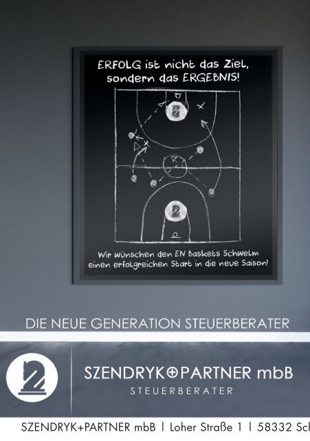 Heimspielheft EN Baskets Ausgabe 08 2021, 04.12.2021