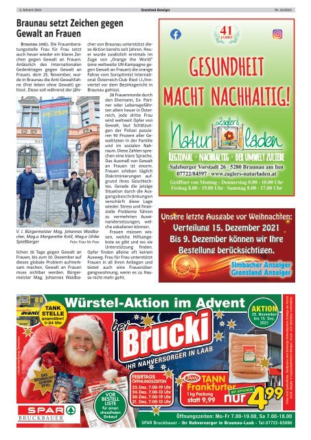 2. Advent 21 Grenzland Anzeiger