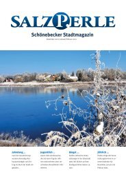 SALZPERLE - Stadtmagazin Schönebeck (Elbe) - Ausgabe 12/2021 + 01/02/2022