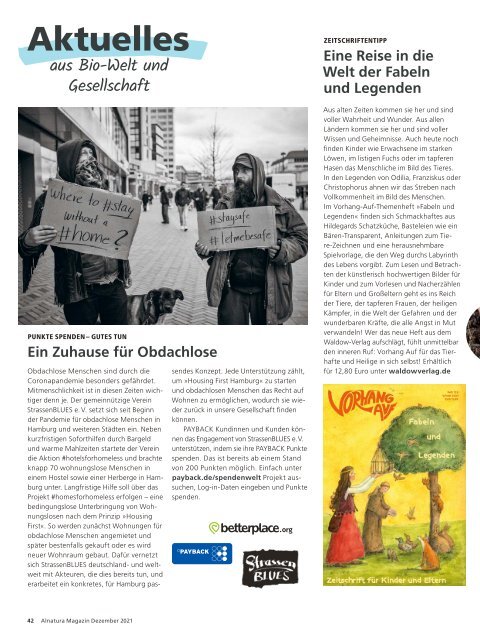 Alnatura Magazin Dezember 2021