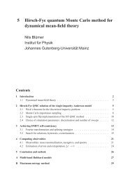 5 Hirsch-Fye quantum Monte Carlo method for ... - komet 337