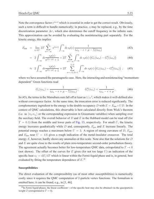 5 Hirsch-Fye quantum Monte Carlo method for ... - komet 337