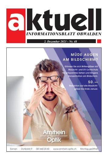 Aktuell Obwalden | KW48 | 2. Dezember 2021