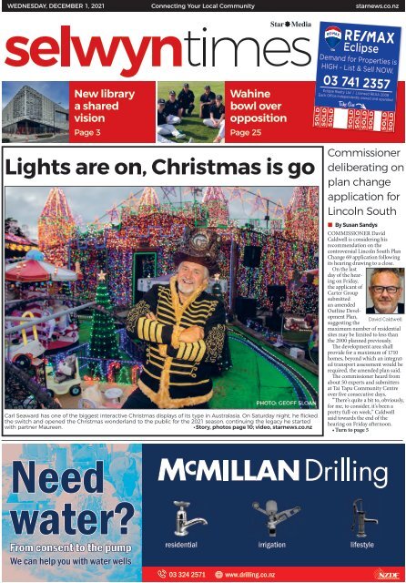 Selwyn Times: December 01, 2021