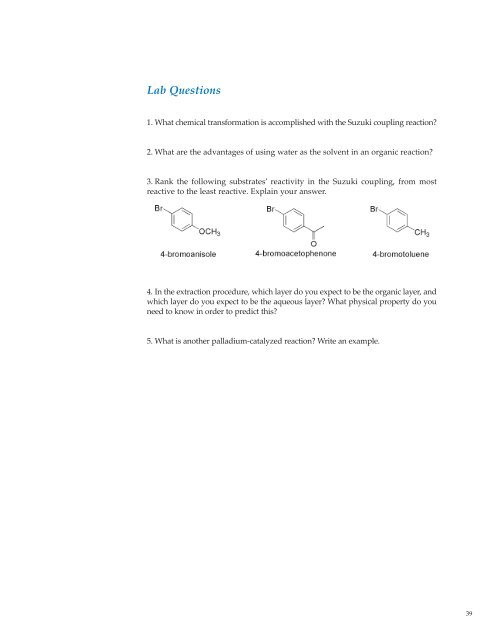 Clean, Fast Organic Chemistry - LaborPraxis