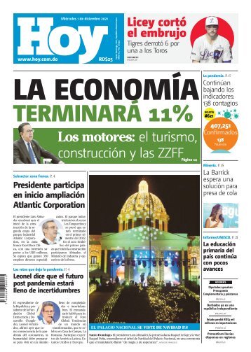 Edición impresa HOY miércoles 01 de diciembre del 2021