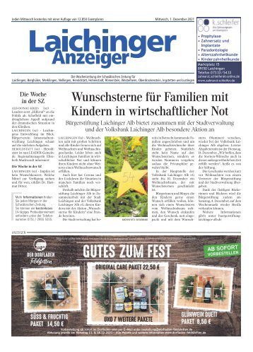 Laichinger Anzeiger 01.12.2021