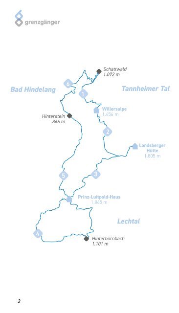 Grenzgaenger – 6 Etappen zwischen Tirol und Bayern