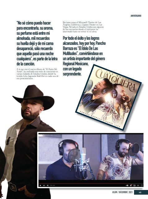 La Gorda Magazine Año 7 Edición Número 82 Diciembre 2021 Portada: Los Caliz