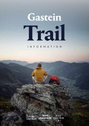 Trail-Information Gastein