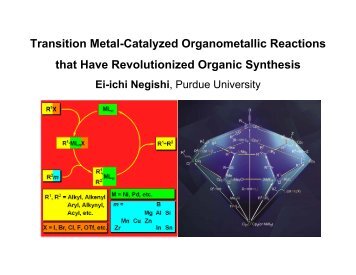 Transition Metal-Catalyzed Organometallic ... - Sigma-Aldrich