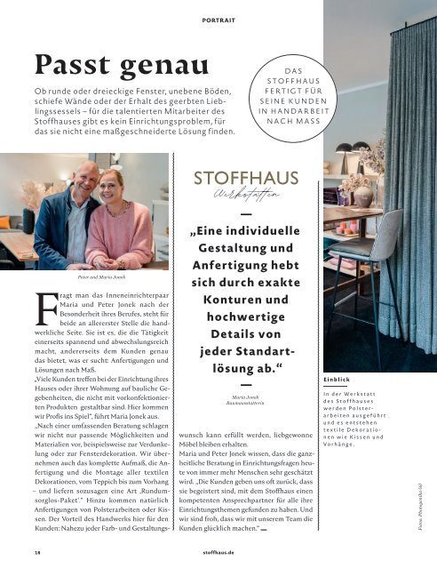 Stoffhaus Magazin 2.2021