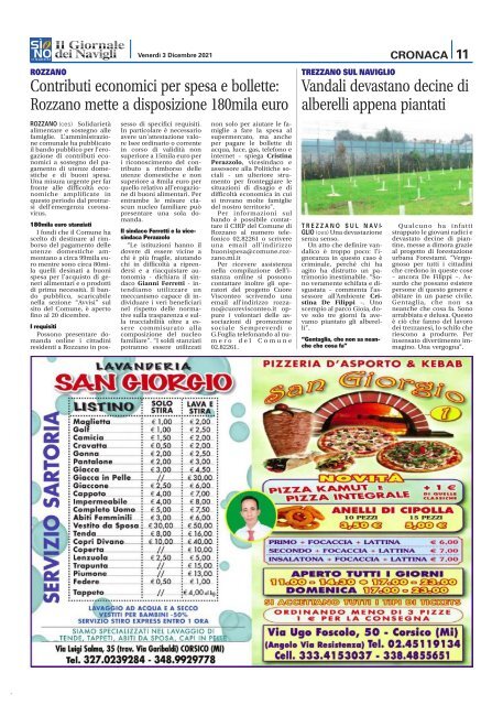 Giornale dei Navigli n. 43 - 3 dicembre 2021