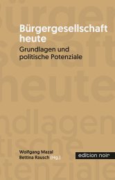 Bürgergesellschaft heute - Inhaltsverzeichnis, Vorwort und Autorenportraits