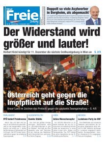 Der Widerstand wird größer und lauter!