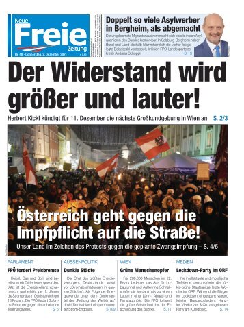 Der Widerstand wird größer und lauter!