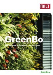 Zelené a mechové stěny GREENBO - katalog CZ