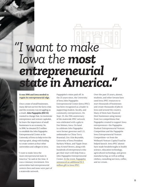 Tippie Magazine (Winter 2022) - Tippie College of Business