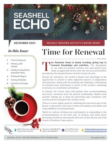 SSAC Echo|December 2021
