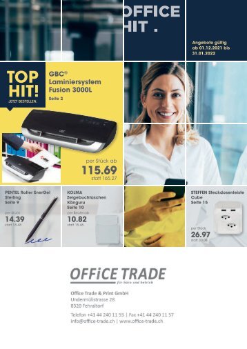 Büromaterial Office-Hit Dezember-Januar -Office Trade GmbH