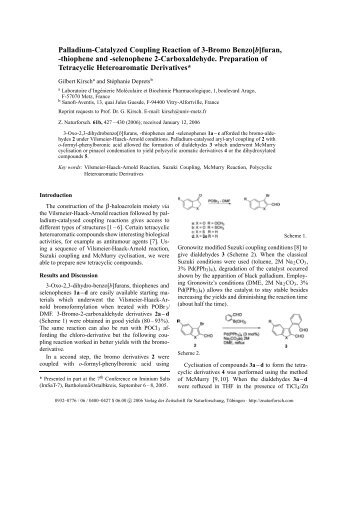 Full Text - Verlag der Zeitschrift für Naturforschung