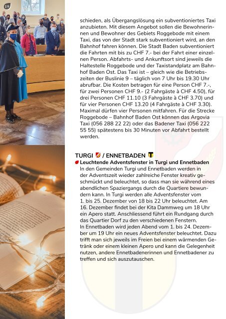 Baden aktuell Magazin Doppelausgabe Dezember 2021 und Januar 2022