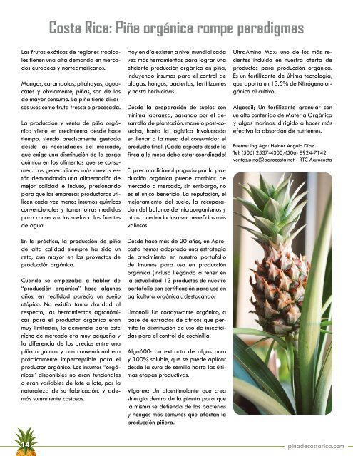 Revista Piña de Costa Rica Edición 41