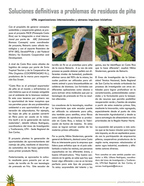 Revista Piña de Costa Rica Edición 41